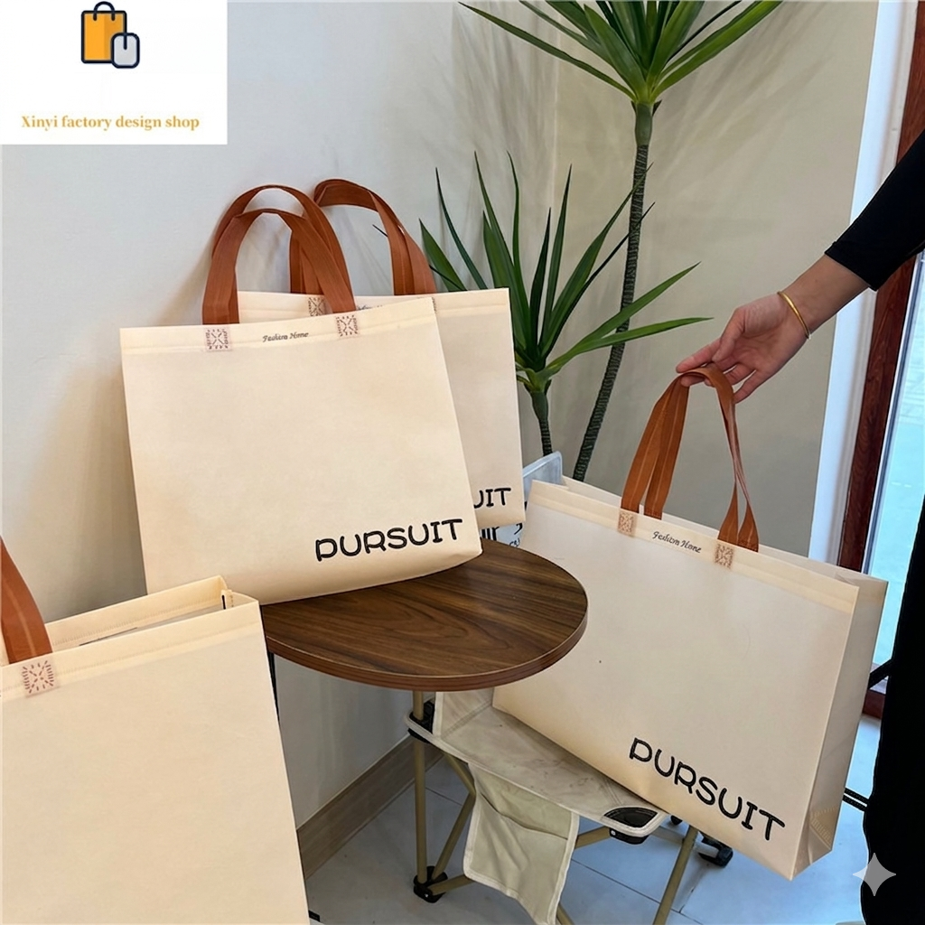 50 Túi Xách Đựng Quà Tặng Canvas/Không Dệt  – Form Cứng Cáp, Phong Cách Hàn Quốc.