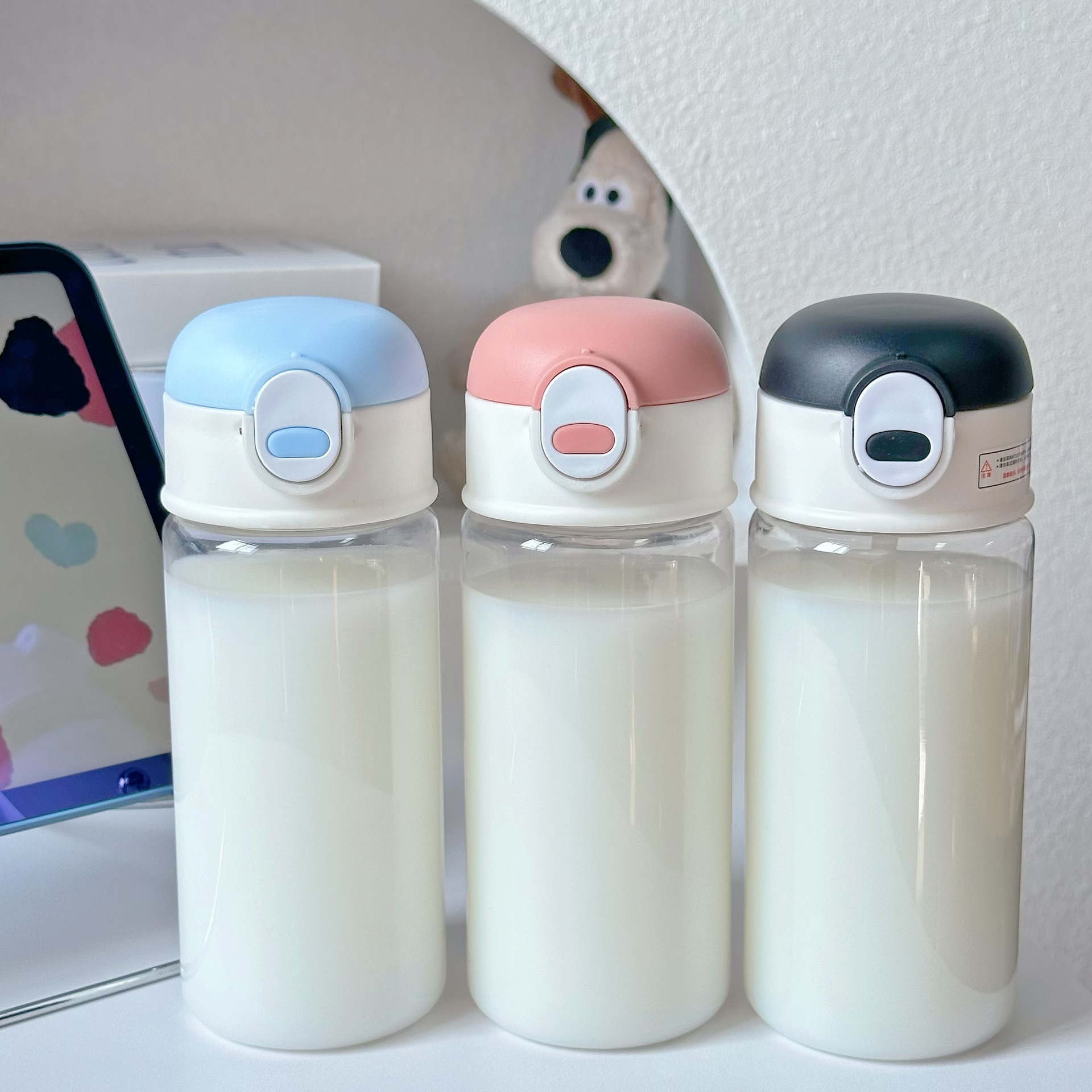 Combo 2 Cốc nhựa vòi uống – Mùa hè cao cấp, chống rơi vỡ, dung tích lớn – Dành cho trẻ em, học sinh, thể thao – Nam & nữ đều dùng được