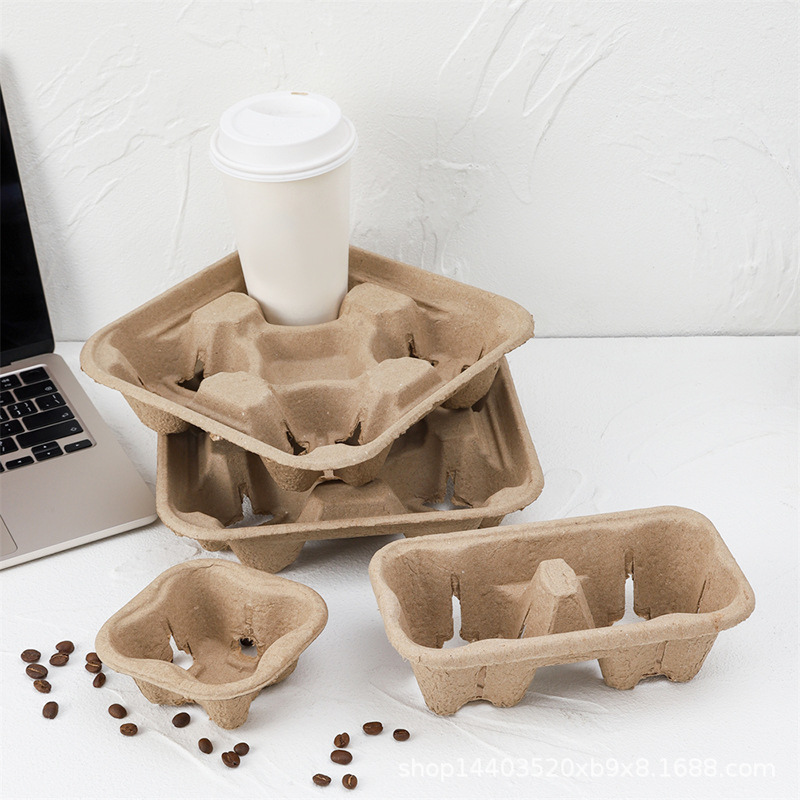 Combo 200 Giá Đựng Cốc & Khay Đựng Đồ Uống Mang Đi – Tiện Lợi, Bền Đẹp, Thân Thiện Môi Trường