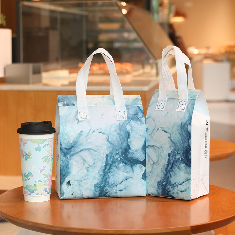 100 TÚI GIỮ NHIỆT TRƠN - MÀU NAVY CẨM THẠCH (Giá của 100 túi)