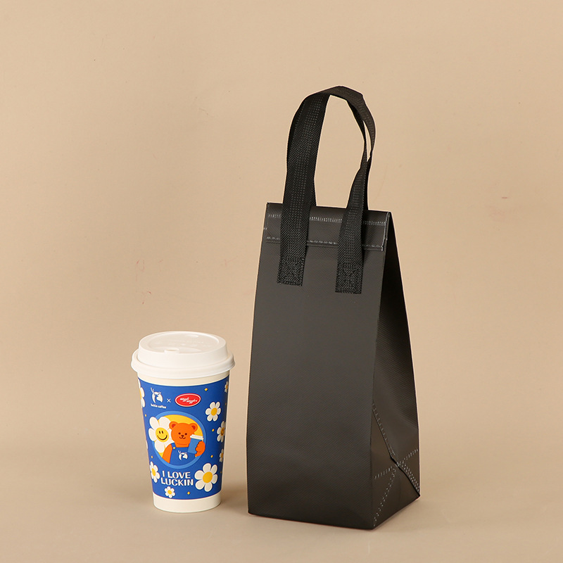 100 TÚI GIỮ NHIỆT TRƠN - MÀU ĐEN (Giá của 100 túi)