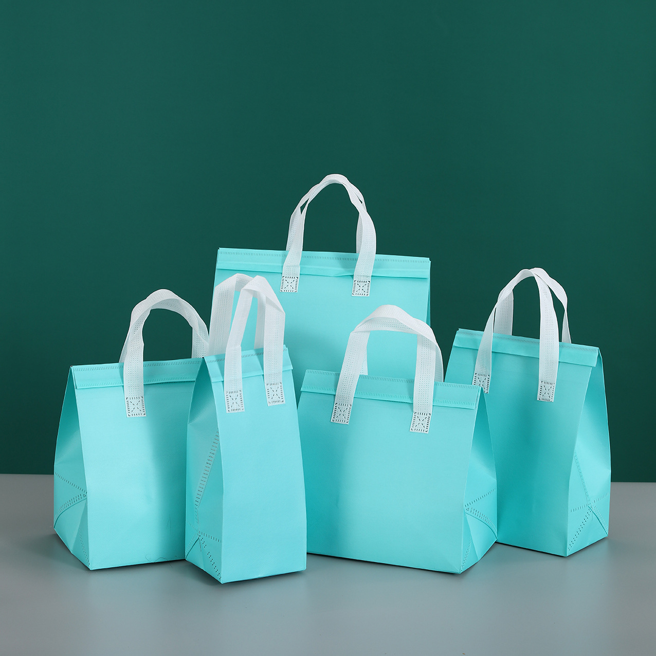 100 TÚI GIỮ NHIỆT TRƠN - MÀU XANH NGỌC (Giá của 100 túi)