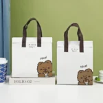 100 TÚI GIỮ NHIỆT IN HÌNH GẤU (Giá của 100 túi)