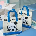 100 TÚI GIỮ NHIỆT IN HÌNH GẤU TRÚC - (Giá của 100 túi)