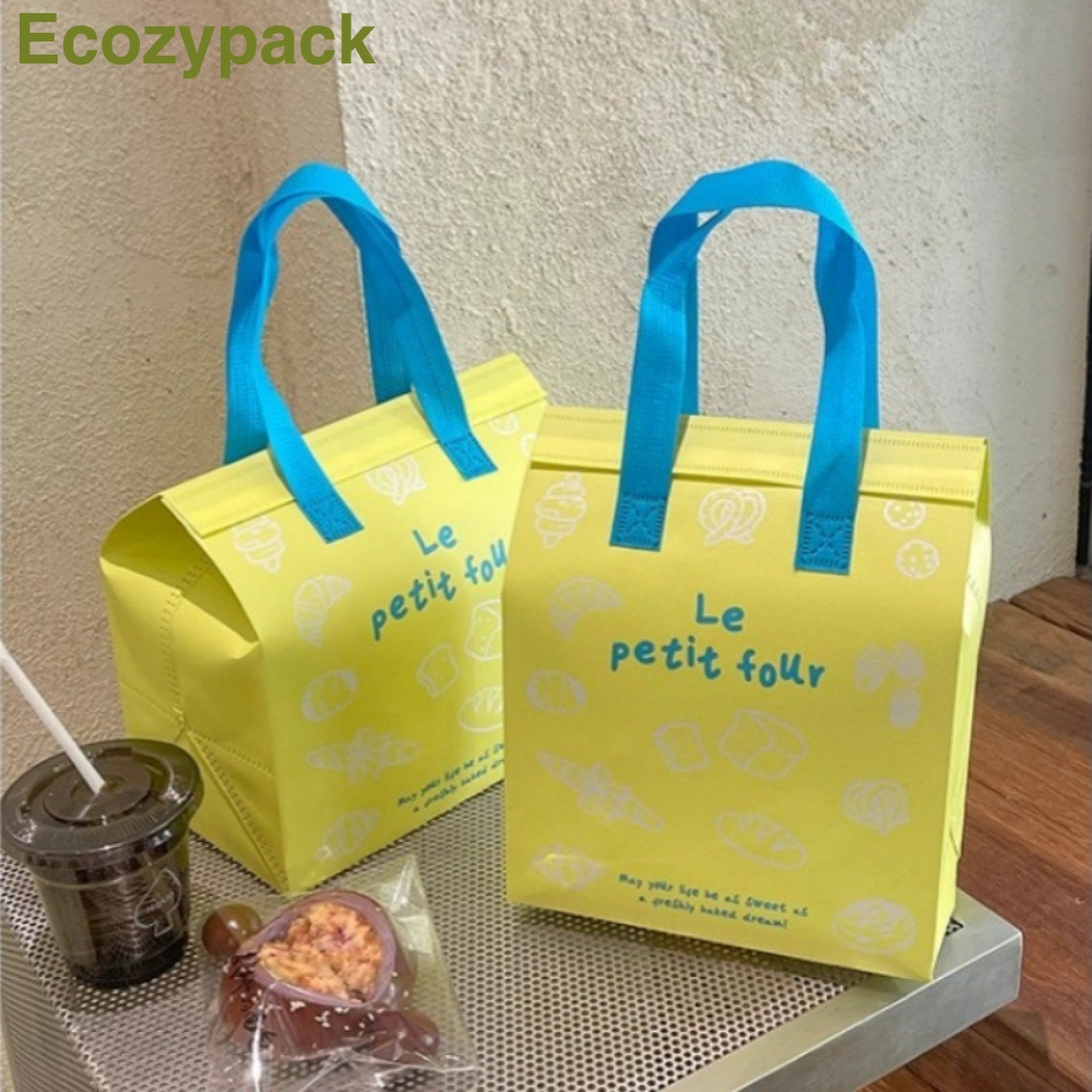 100 TÚI GIỮ NHIỆT MÀU VÀNG KEM BƠ LE PETITE - (Giá của 100 túi)