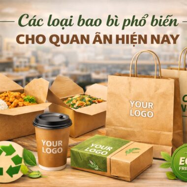 Các loại bao bì phổ biến cho quán ăn hiện nay?