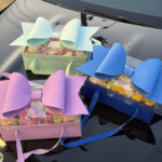 5 Hộp Quà Tặng Cao Cấp Nắp Kính Trong Suốt - Hộp Đựng Hoa, Quà Valentine Kèm Nơ Bản Lớn Sang Trọng.