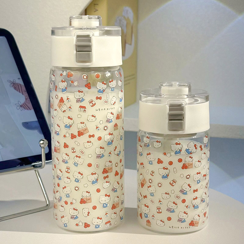 Ly thủy tinh borosilicate cao cấp phong cách MUJI – Trong suốt, chịu nhiệt, thiết kế đơn giản tinh tế – Dành cho nữ, nhỏ gọn tiện lợi mùa hè
