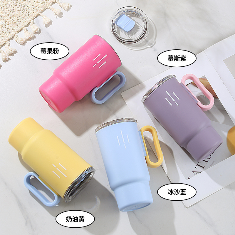 Cốc giữ nhiệt 304 hai lớp – Tiện lợi mang theo, thiết kế sang trọng cao cấp – Dùng làm cốc cà phê tại nhà, văn phòng – Đẹp chuẩn Instagram