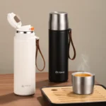 Tomic – Bình giữ nhiệt hãm trà, tách riêng nước & lá trà, lòng thép không gỉ – Dành cho cả nam & nữ, tiện lợi pha trà kiểu ủ nóng