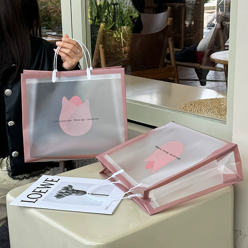 50 Túi PP mờ cao cấp mới – Dành cho cửa hàng thời trang nữ – Đựng quà tặng, mua sắm – Hàng mới, đẹp, nhận số lượng lớn